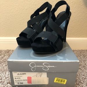 Jessica Simpson Aubri Strappy Heels, Size 6.5
